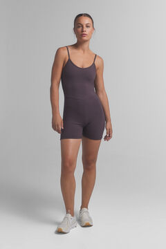 Dash and Stars Mono corto SOFT MOVE marrón. Special colab @ffitcoco nude