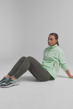 Dash and Stars Jersey tejido polar verde verde