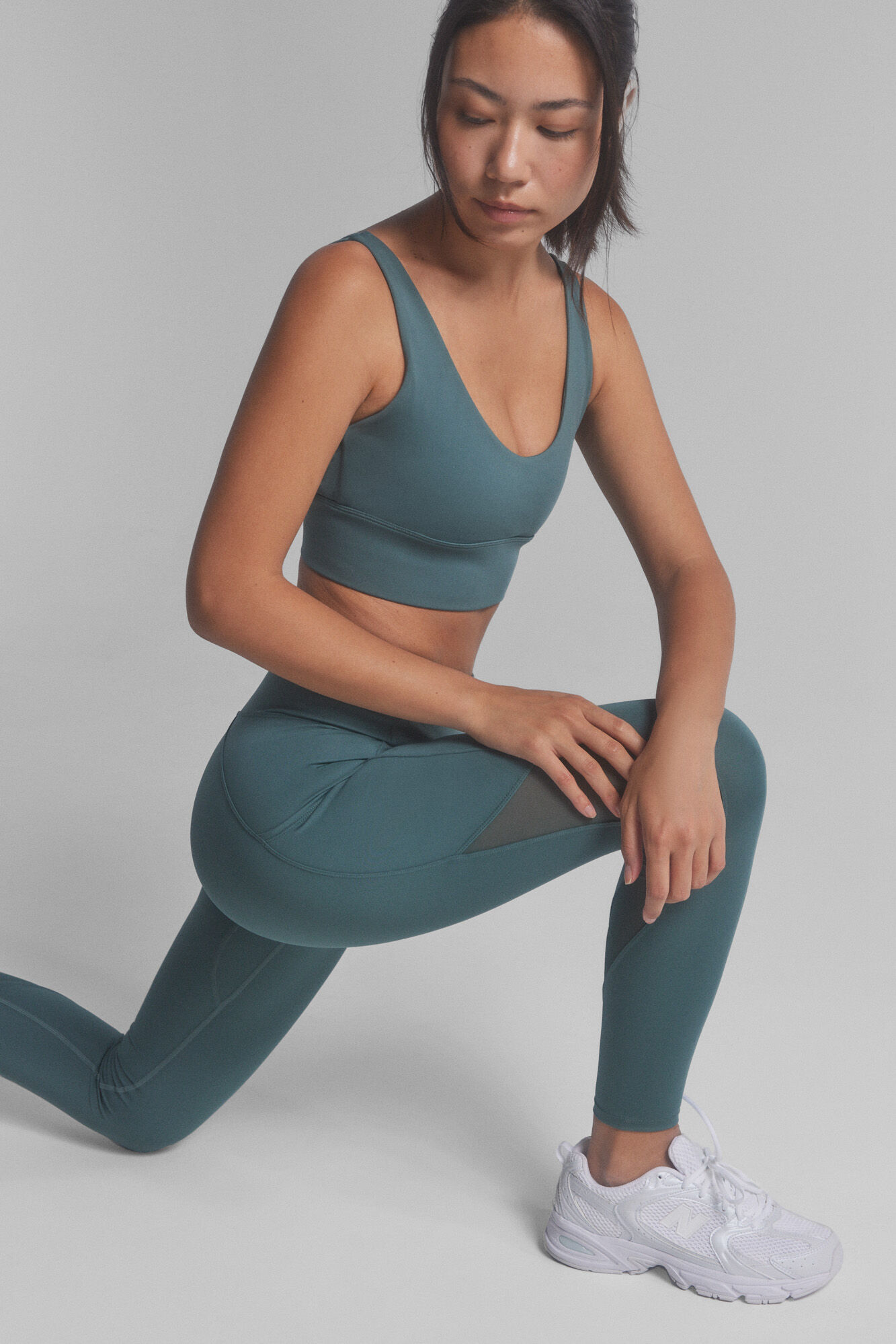 Dash and Stars Leggings 4D STRETCH tobillero verde