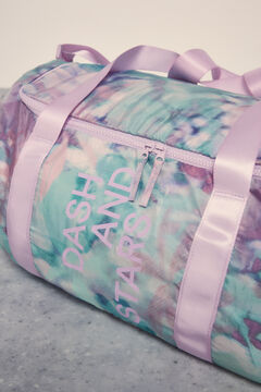 Dash and Stars Bolsa deporte packable nylon print verde