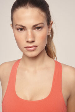 Dash and Stars Soutien desportivo SEAMLESS COMFORT pêssego vermelho