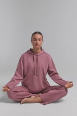 Dash and Stars Sweatshirt capuz rosa.  rosa