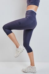 Dash and Stars Legging capri 4D STRETCH cinza cinzento