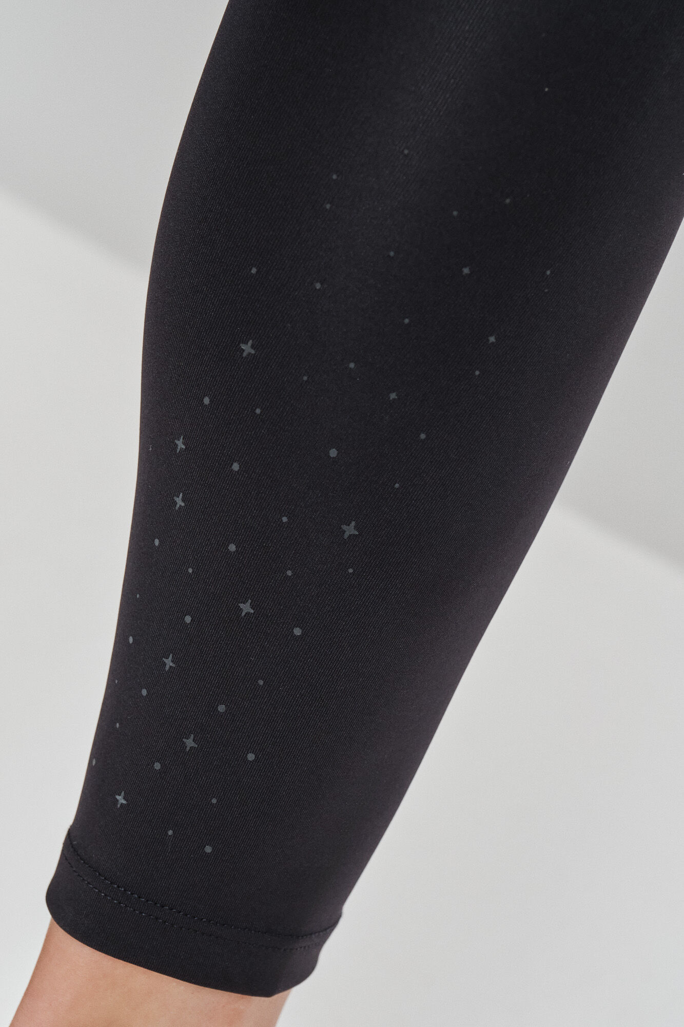 Dash and Stars Legging 4D STRETCH preto preto