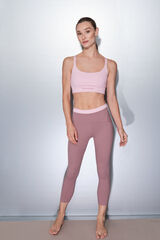 Dash and Stars Leggings SOFT MOVE crop rosa rosa