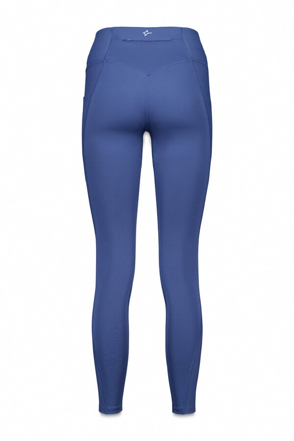 Dash and Stars Legging azul 4D STRETCH no tornozelo azul