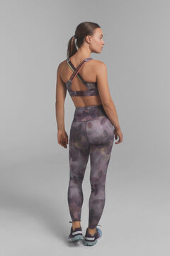 Dash and Stars Leggings 4D STRETCH cáqui multicolor. impressão