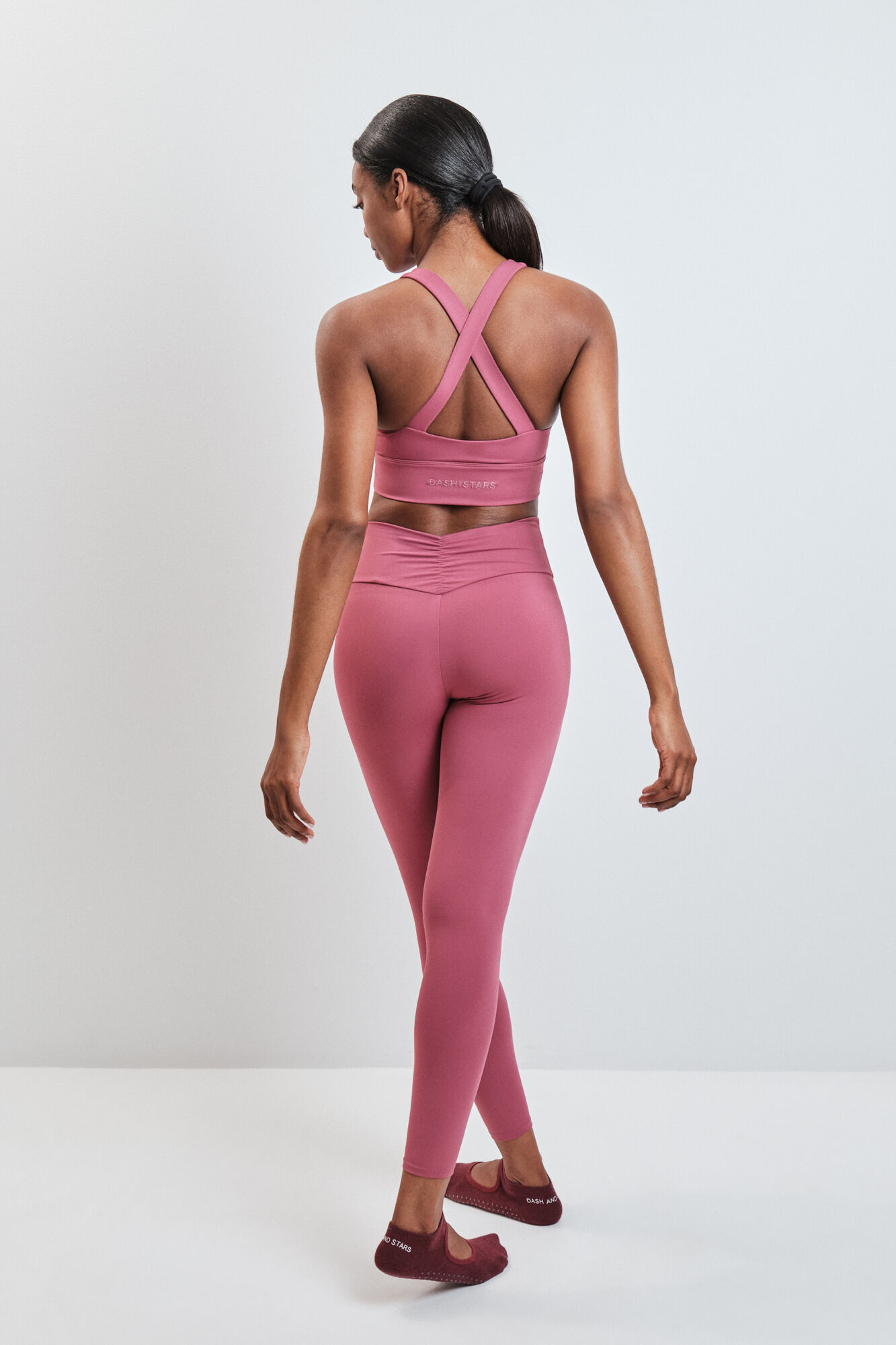 Dash and Stars Legging SOFT MOVE comprida rosa rosa