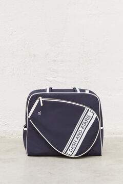 Dash and Stars Bolso pádel efecto piel azul marino 