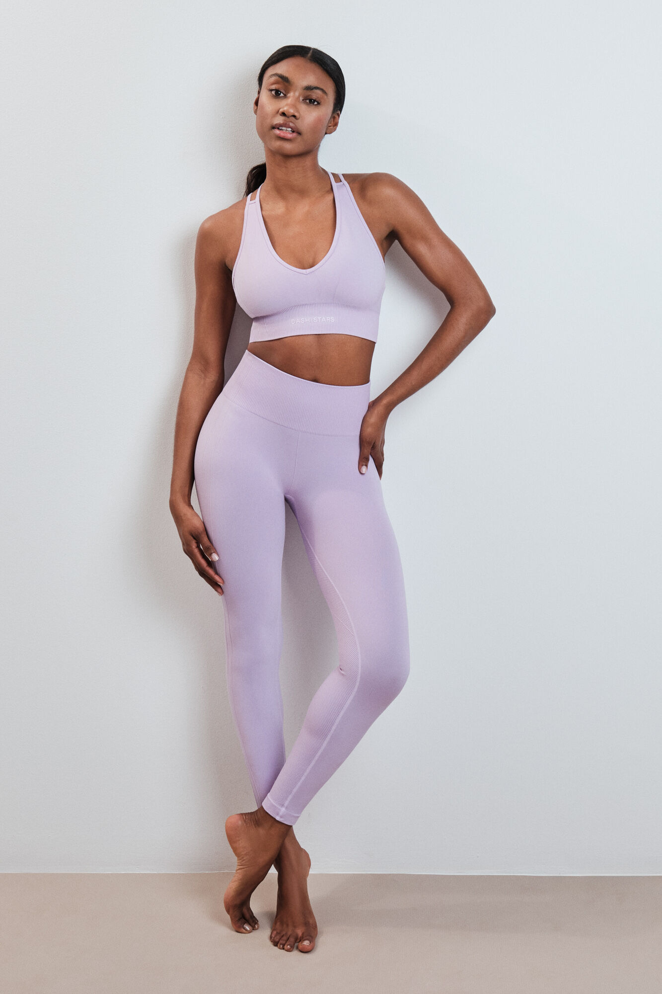 Dash and Stars Soutien desportivo SEAMLESS COMFORT lil&aacute;s rosa