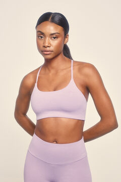 Dash and Stars Top esportivo roxo rosa