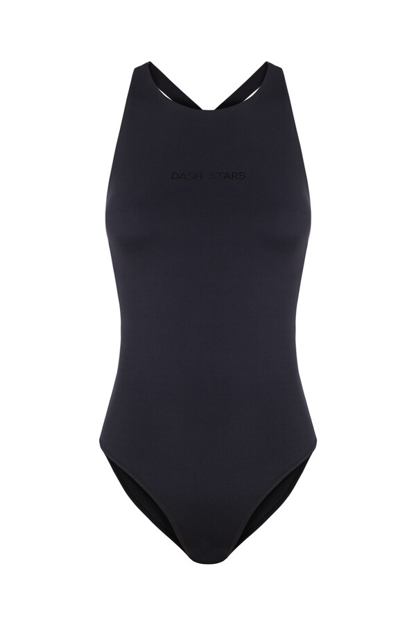 Dash and Stars Bañador deportivo negro Quick Dry negro