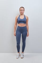 Dash and Stars Leggings compridos SEAMLESS COMFORT azul azul