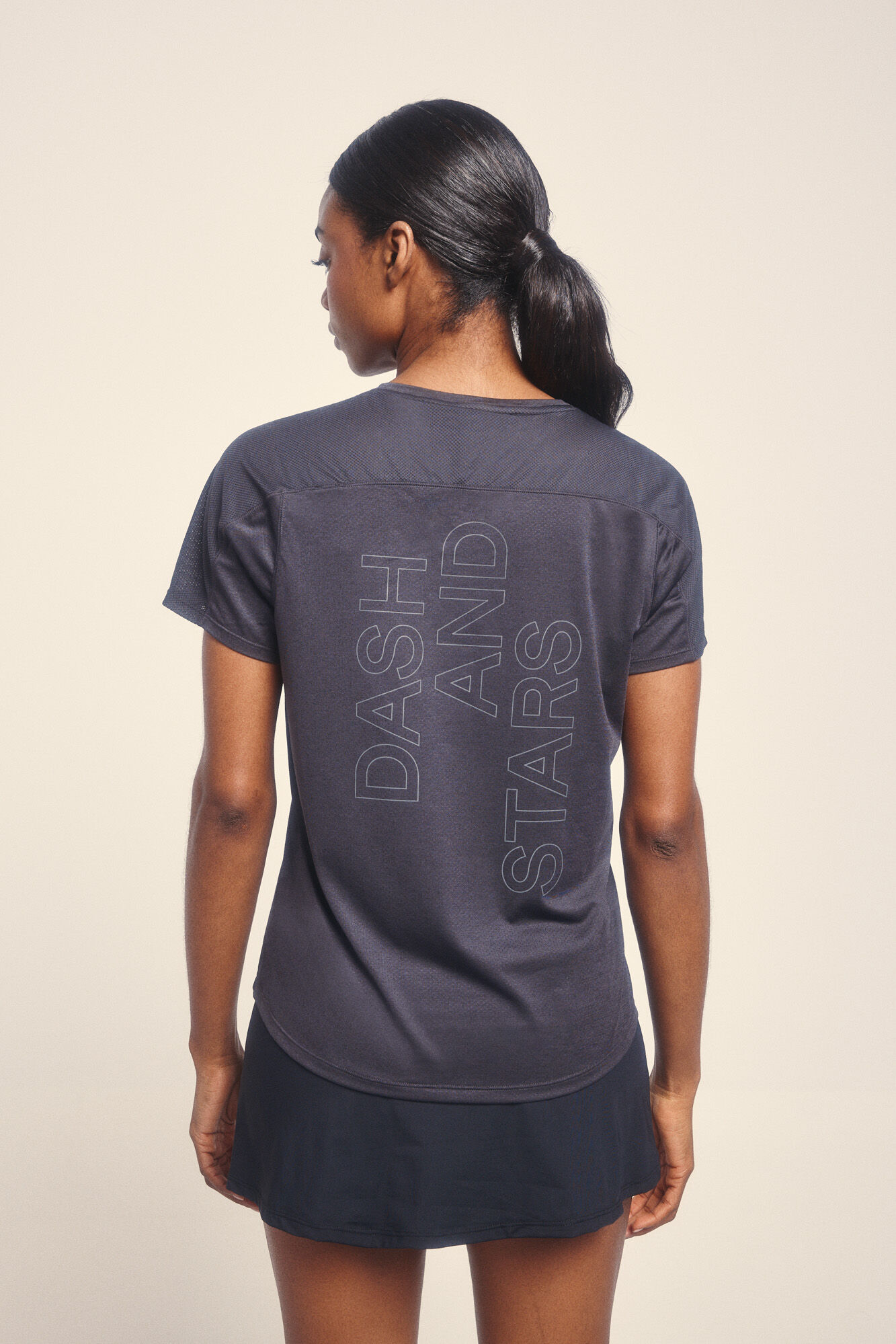 Dash and Stars Camisola preta ultraleve 