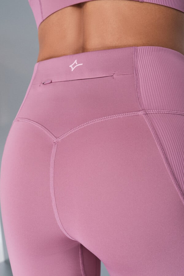Dash and Stars Leggings de ciclismo rosa 4D STRETCH rosa