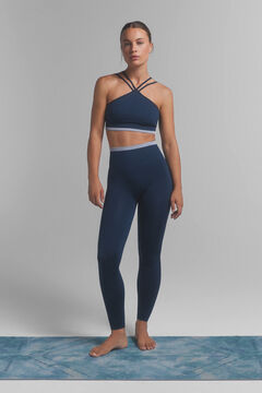 Dash and Stars Leggings SEAMLESS COMFORT azul. Special colab @ffitcoco azul