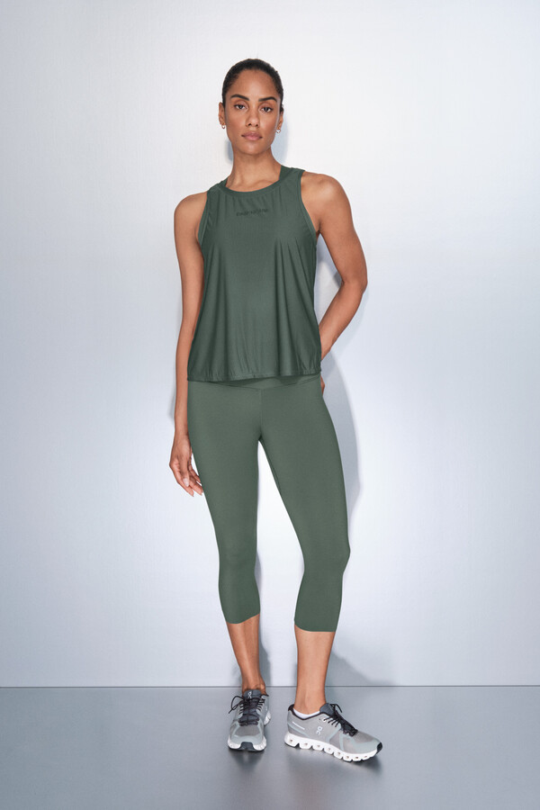 Dash and Stars Camiseta halter verde verde