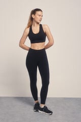 Dash and Stars Legging preta longa COMPRESSIVA preto