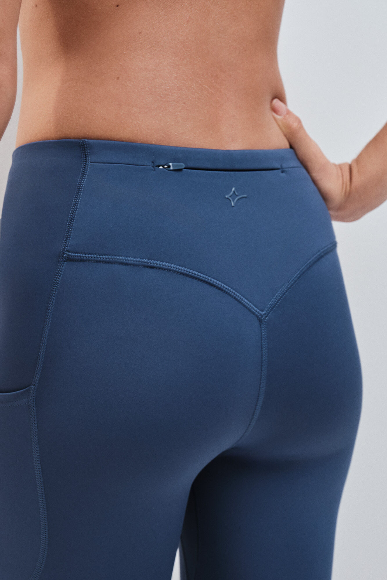 Dash and Stars Leggings pirata 4D STRETCH azul azul