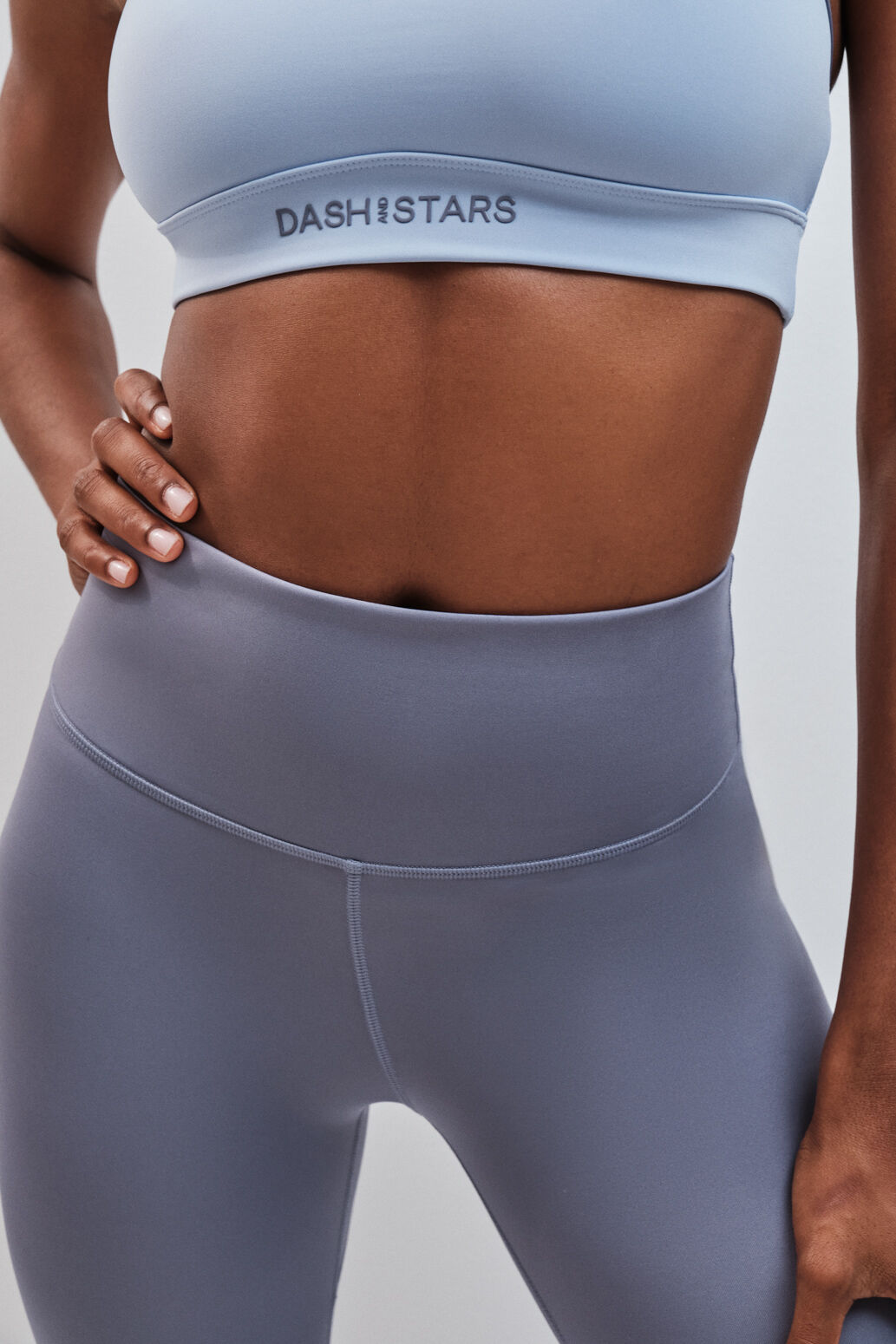 Dash and Stars Leggings compridos 4D STRETCH azul azul