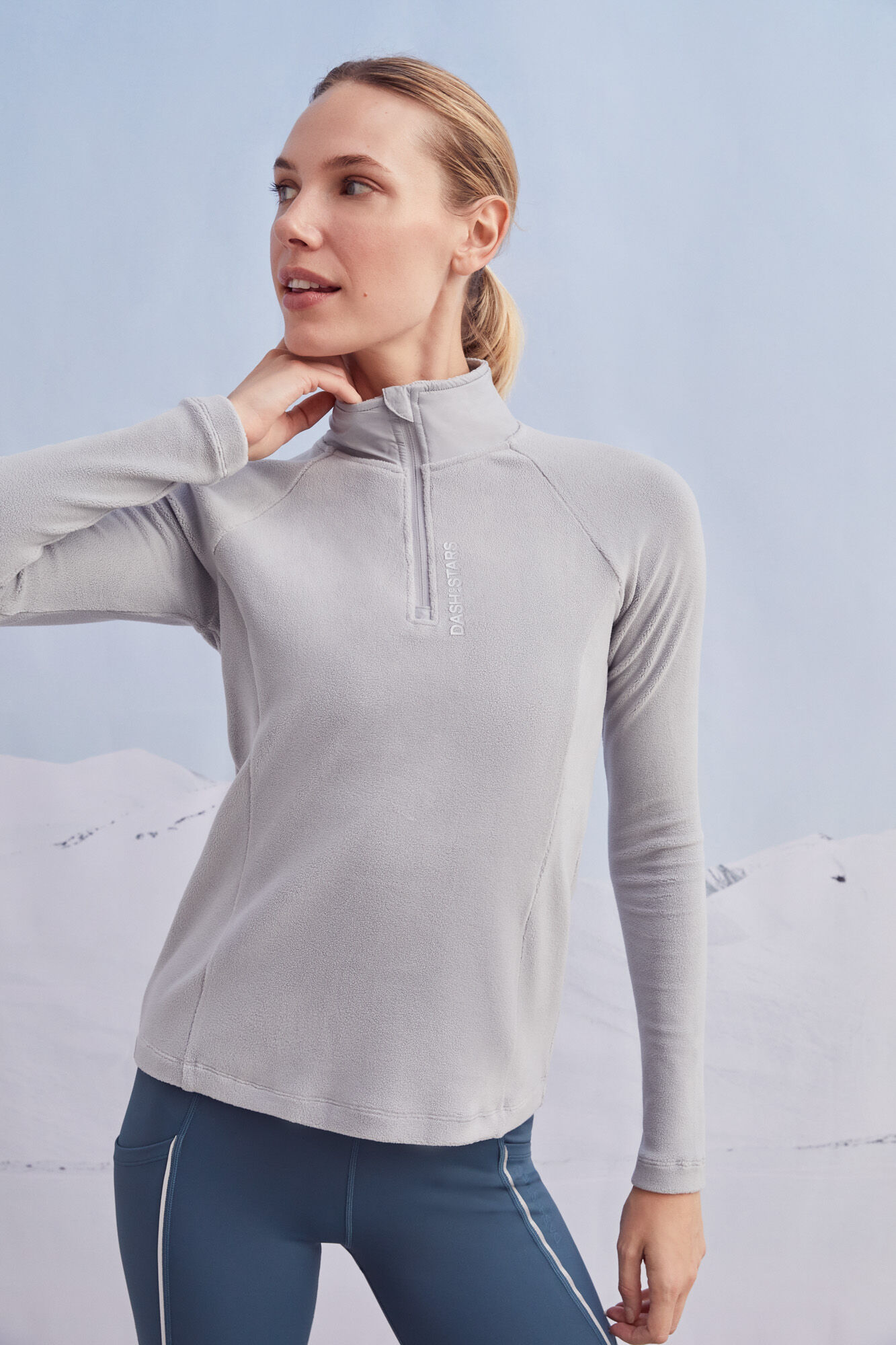 Forro polar gris sales