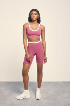 Dash and Stars Leggings de ciclismo 4D STRETCH rosa rosa