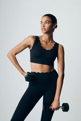 Dash and Stars Soutien desportivo preto COMPRESSIVE preto