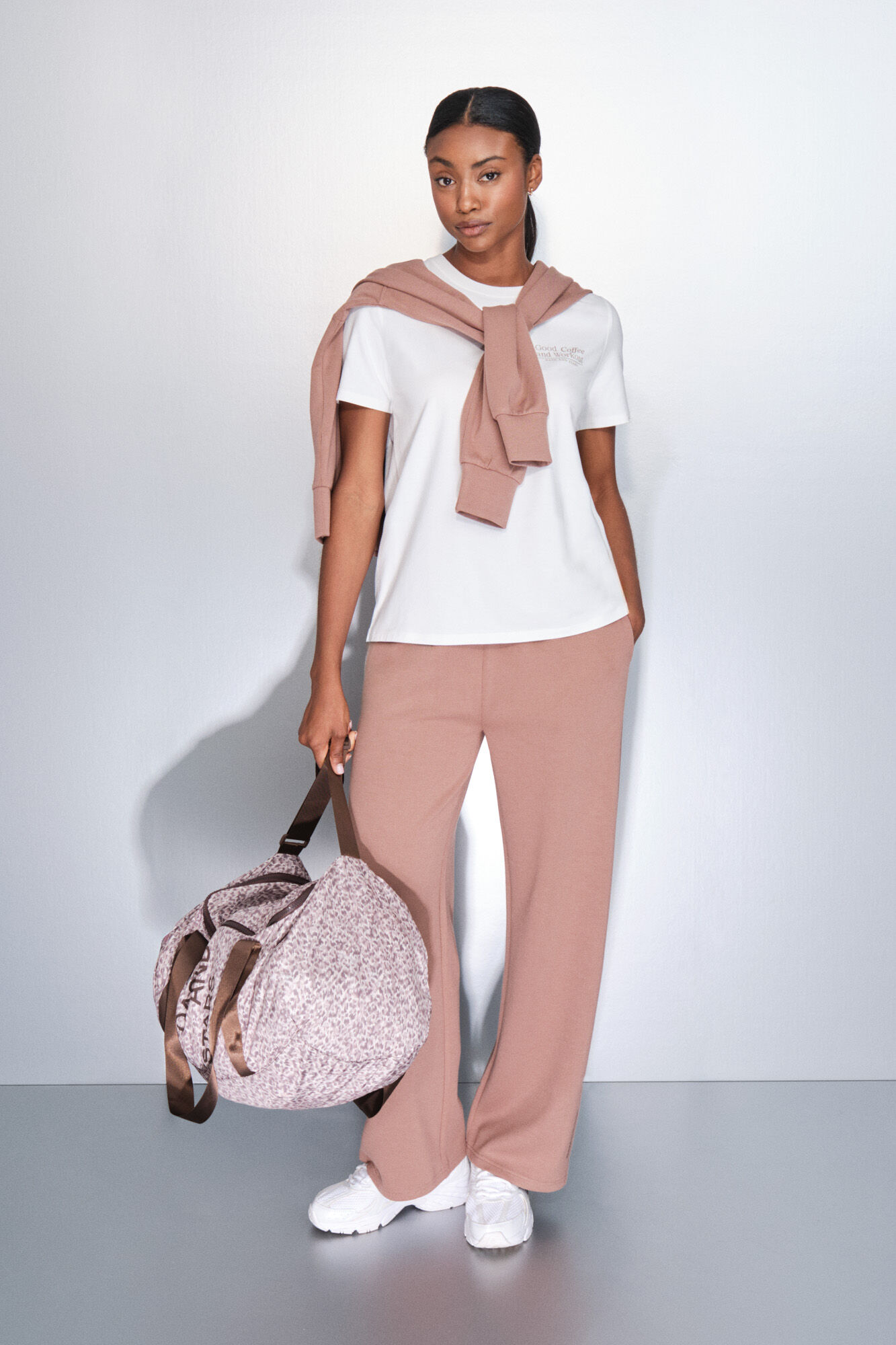 Dash and Stars T-shirt manga de algod&atilde;o manga curta