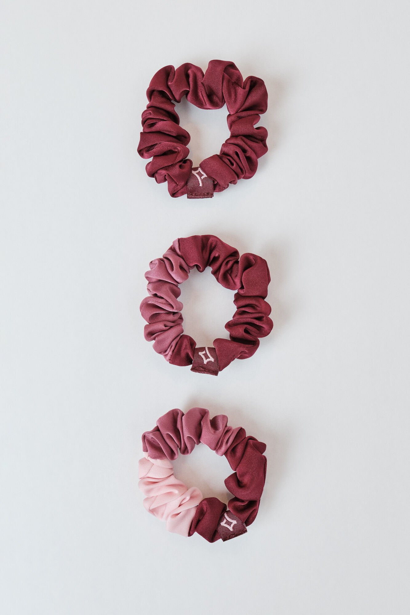 Dash and Stars Pack de 3 gomas de cabelo rosa rosa