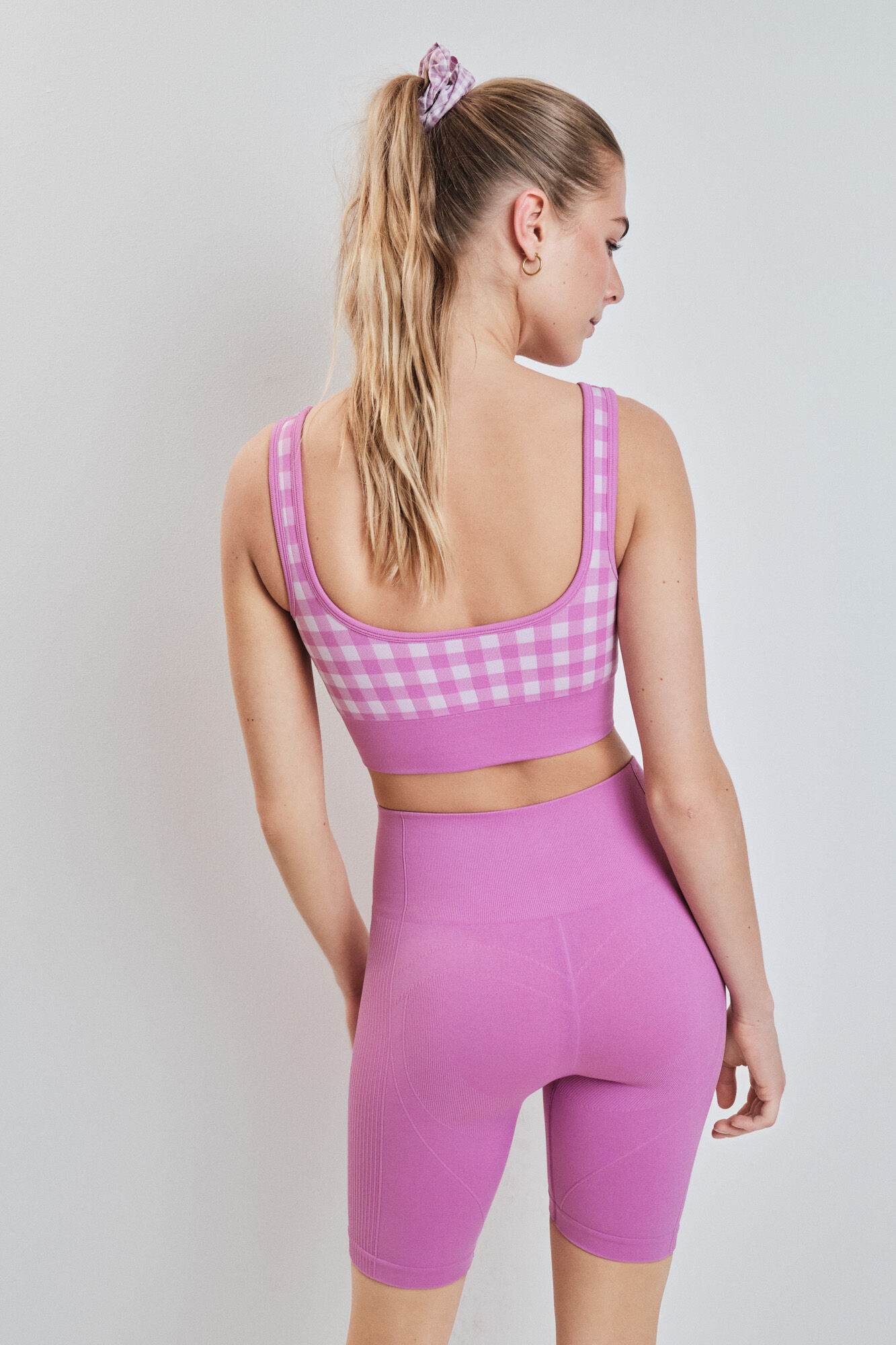 Dash and Stars Leggings SEAMLESS COMFORT ciclista rosa rosa