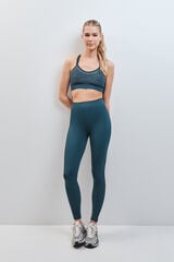 Dash and Stars Leggings SEAMLESS COMFORT verde lurex verde