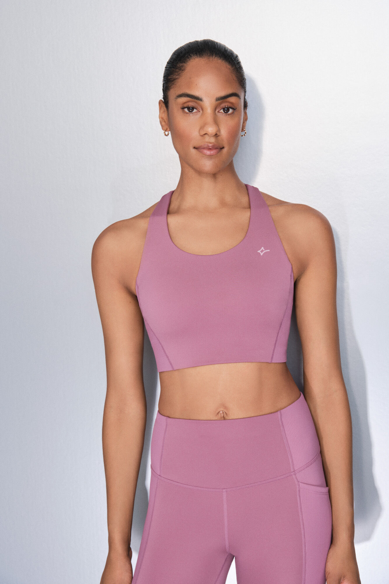 Dash and Stars Soutien desportivo rosa 4D Stretch rosa