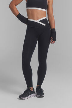 Dash and Stars Leggings pretas 4D STRETCH. preto