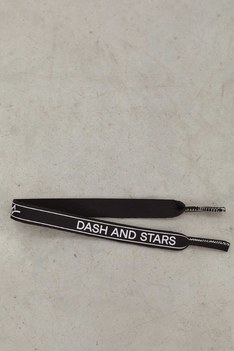 Dash and Stars Fita de suporte de óculos neoprene preto preto