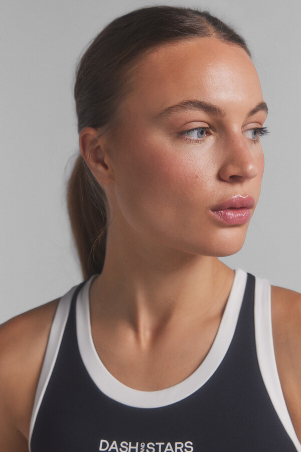 Dash and Stars Sutiã esportivo preto 4D STRETCH preto