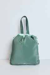 Dash and Stars Mala tote bag acolchoada em nylon verde