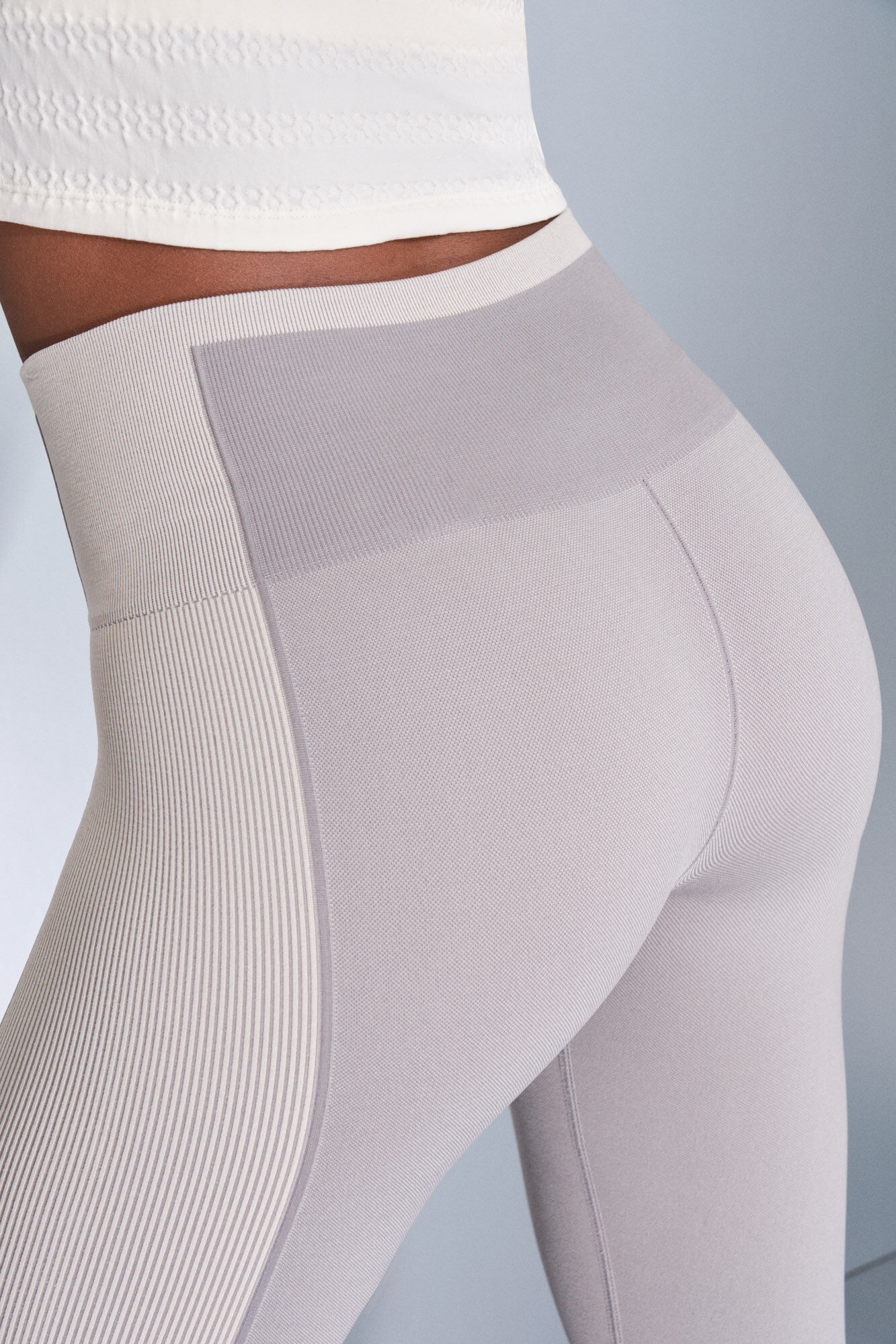 Dash and Stars Legging longa cinza SEAMLESS COMFORT