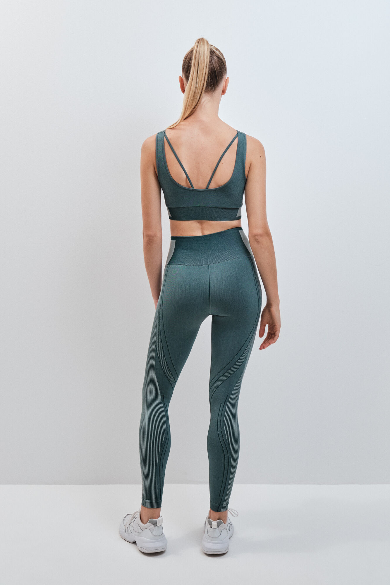 Dash and Stars Legging comprida SEAMLESS COMFORT verde verde