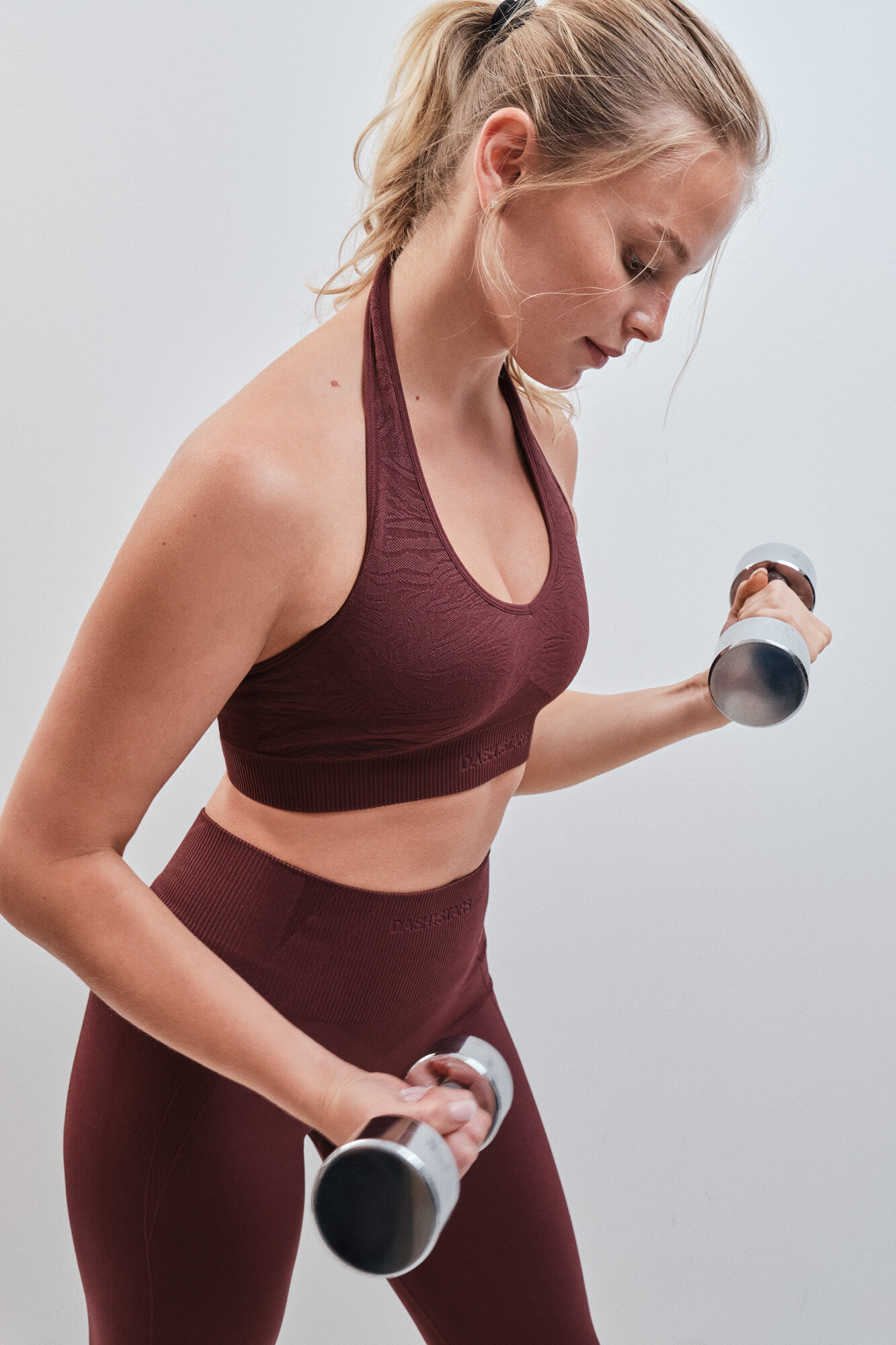 Dash and Stars Sujetador deportivo SEAMLESS COMFORT granate