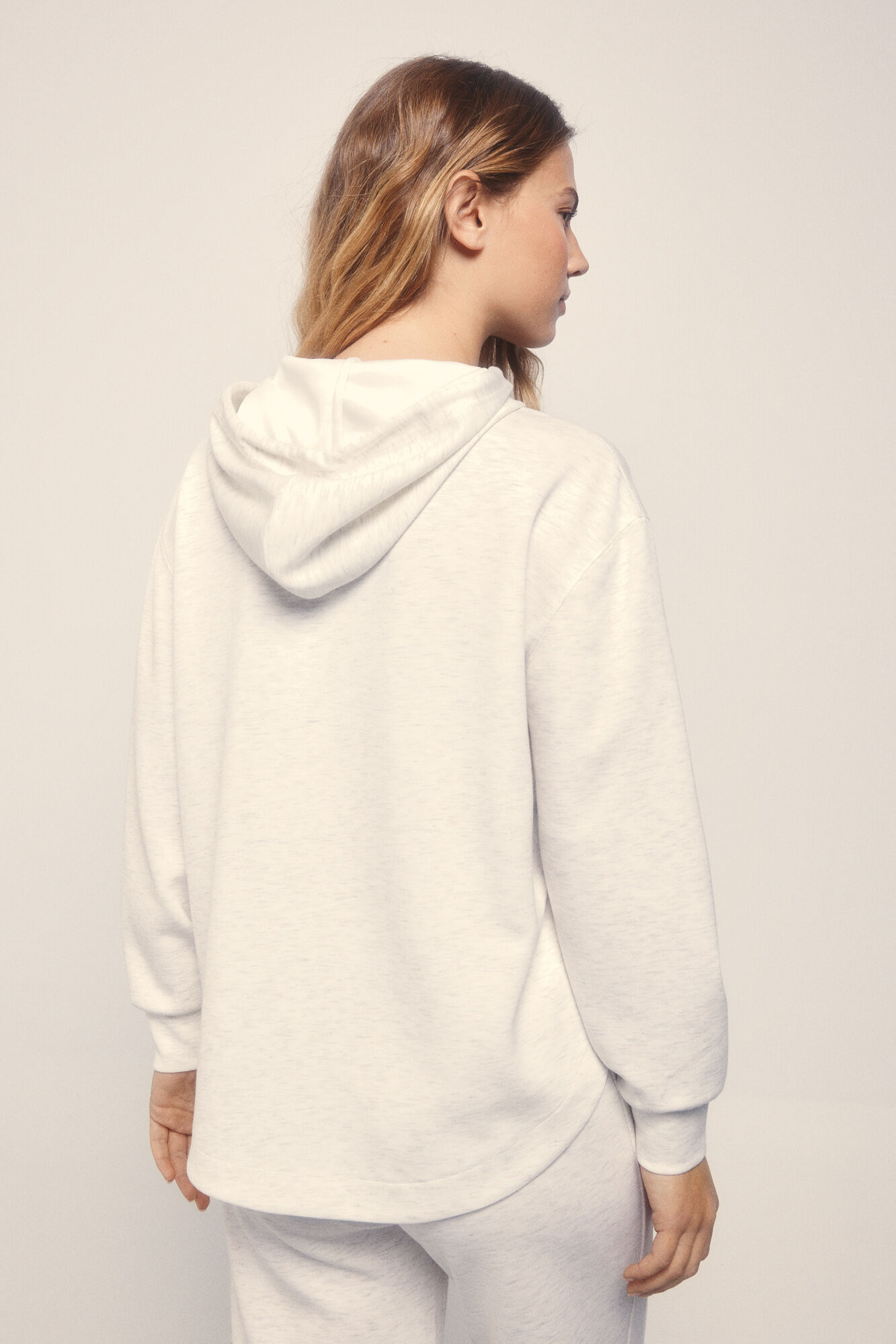 Dash and Stars Jaqueta modal cinza soft touch beige