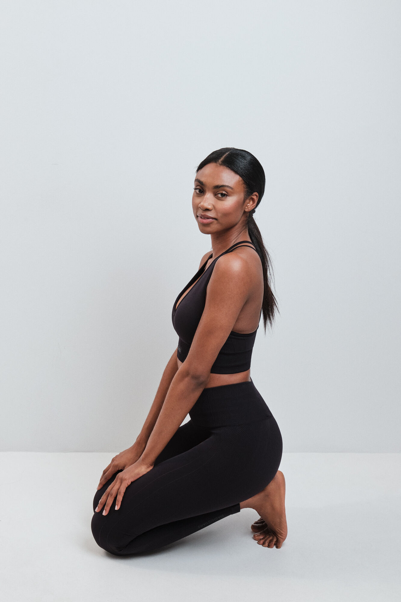 Dash and Stars Legging comprido SEAMLESS COMFORT preto preto