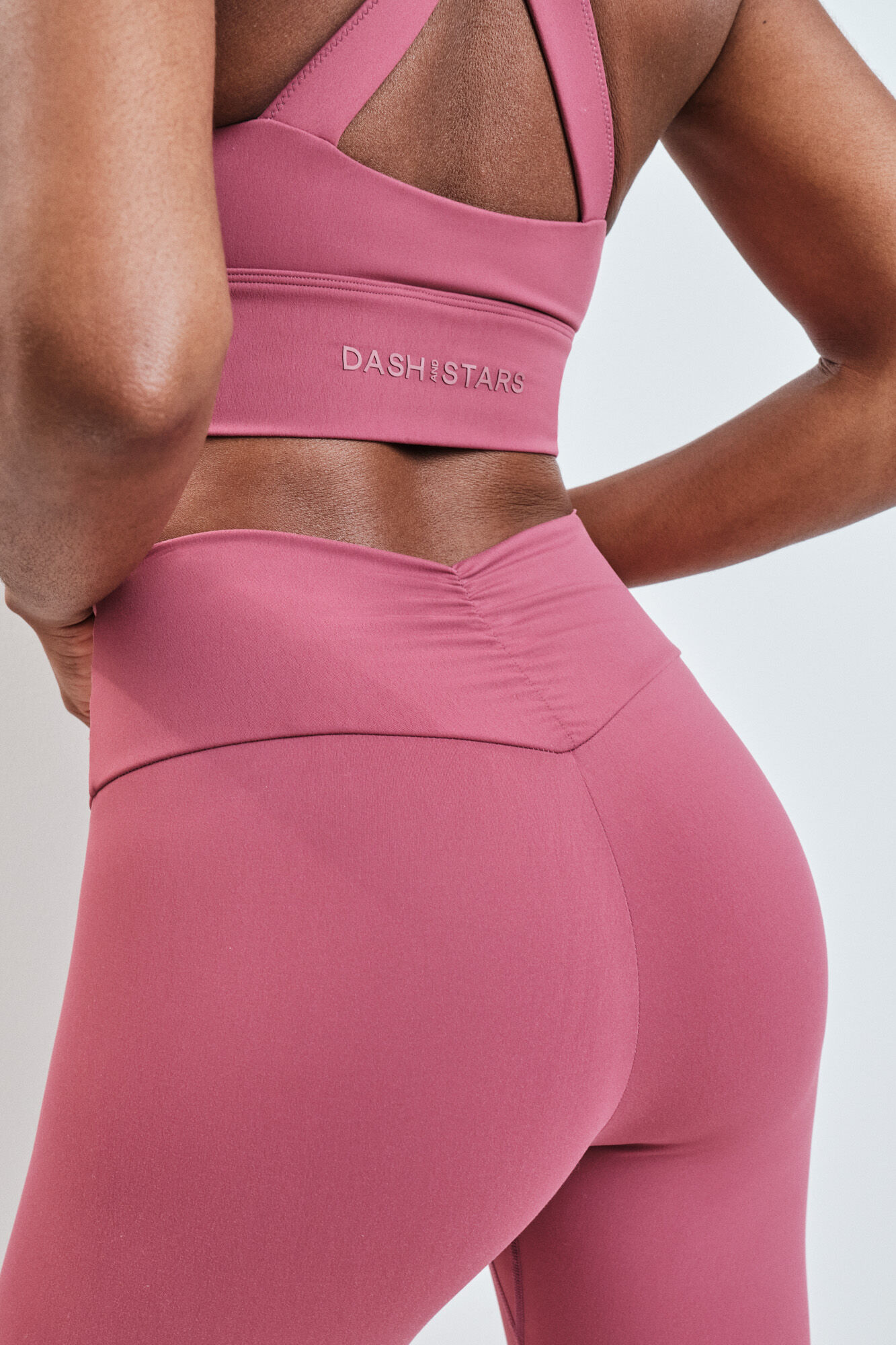 Dash and Stars Legging SOFT MOVE comprida rosa rosa