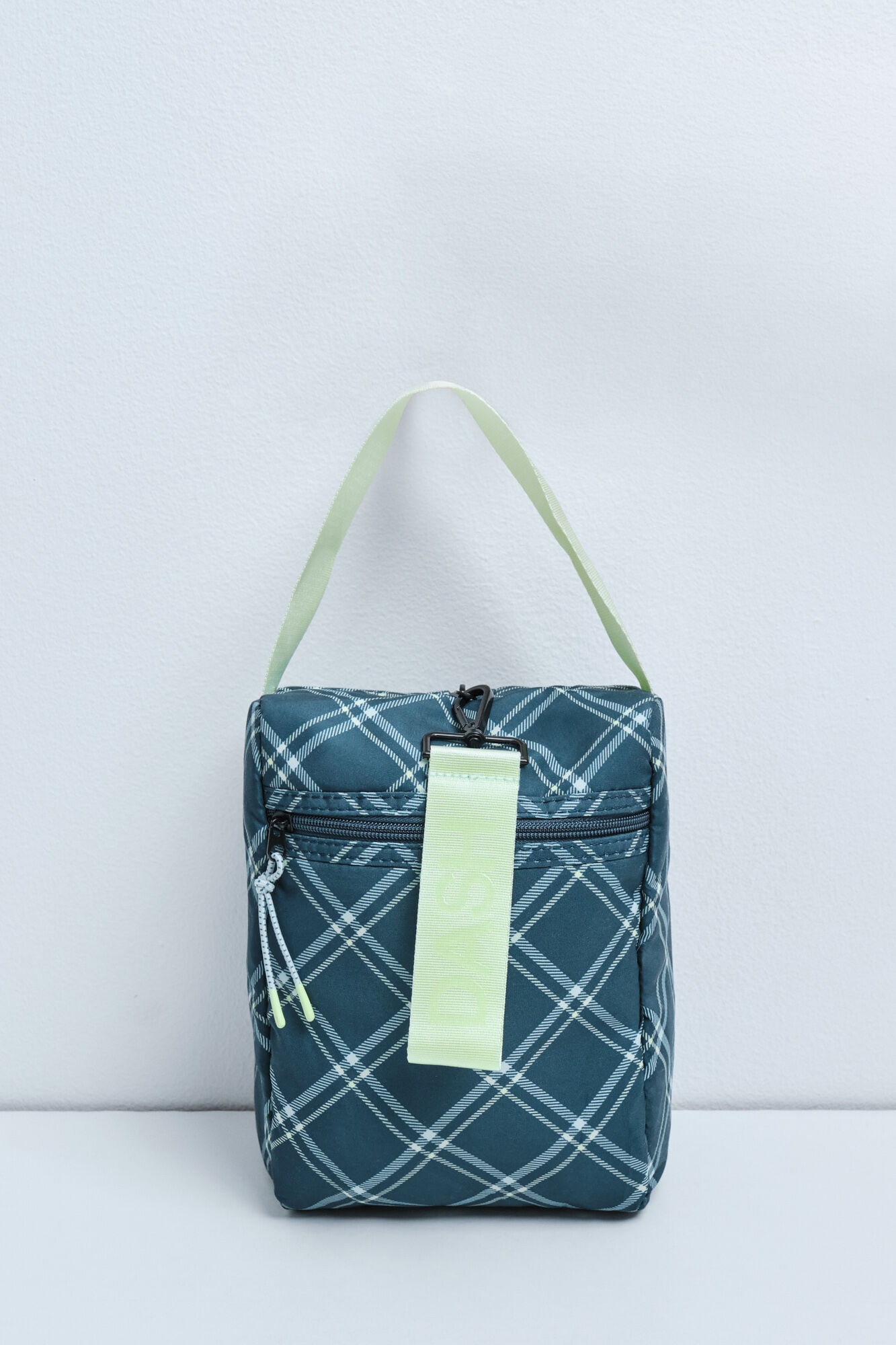 Dash and Stars N&eacute;cessaire estampado aos quadrados verdes verde