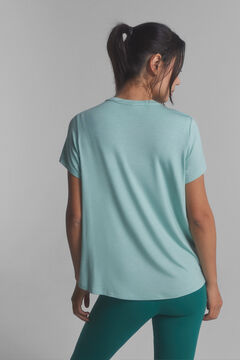 Dash and Stars Camiseta fluida modal verde verde
