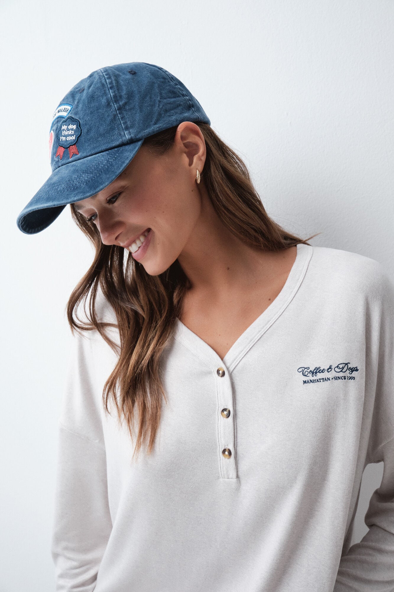 Women'secret T-shirt de malha soft touch cinzenta