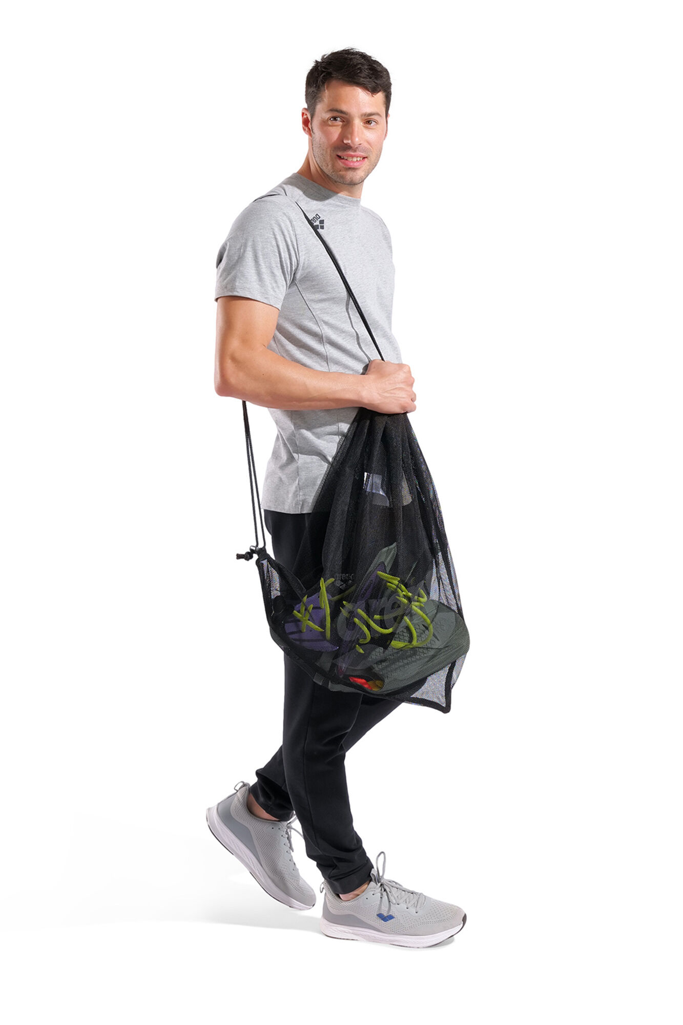 Arena Mala de piscina de malha Arena One Go preto