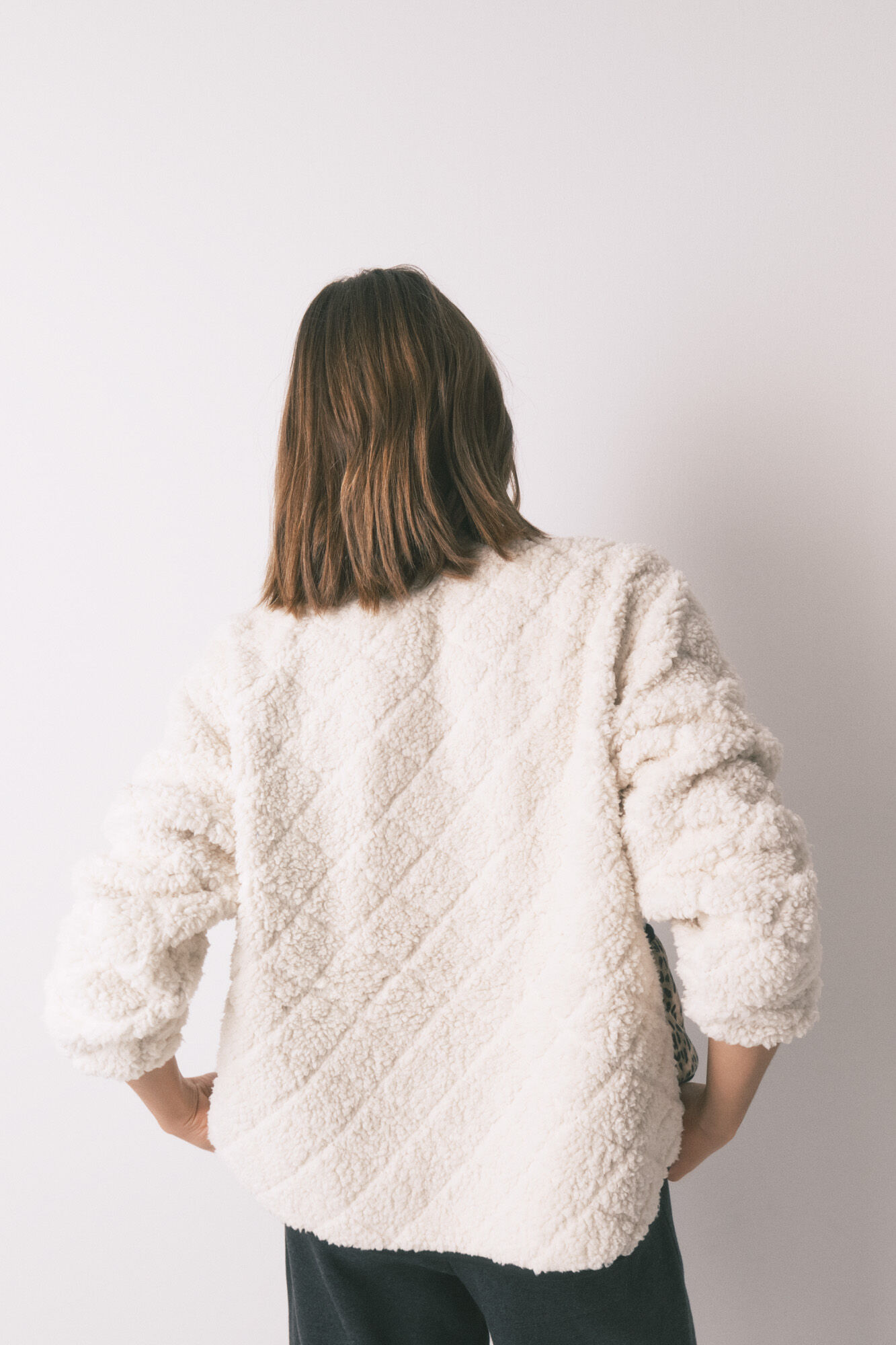 Women'secret Casaco curta revers&iacute;vel com estampa animal bege