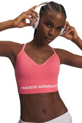 Under Armour Soutien desportivo t&eacute;cnico rosa