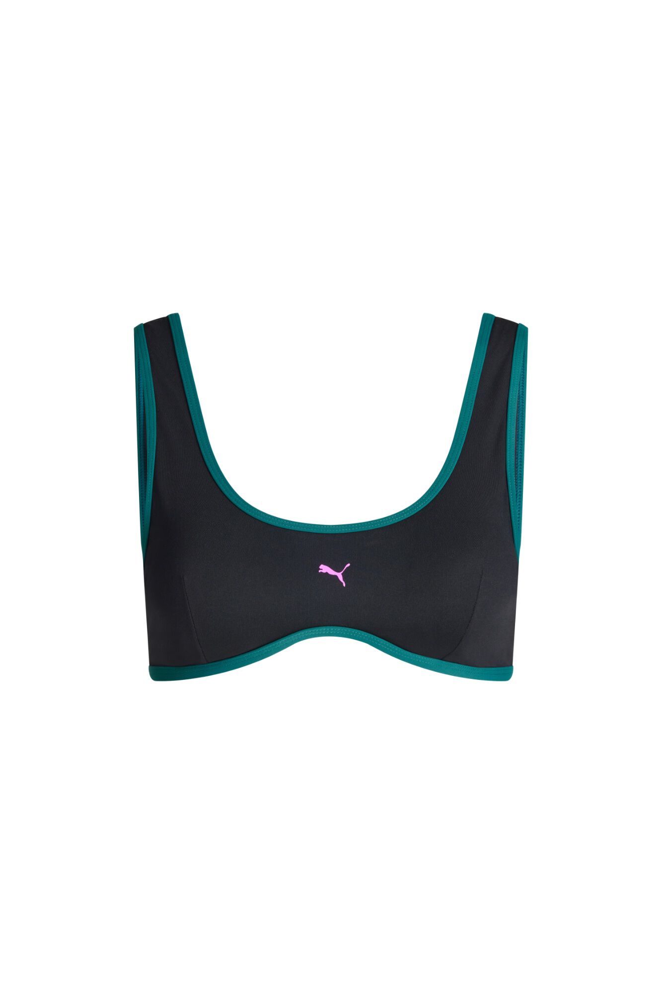 Modibodi Puma Top de Bikini Black negro