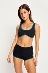 Modibodi Puma Short Banho Menstrual Fluxo Super Black preto